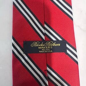 Brooks Brothers silk tie.